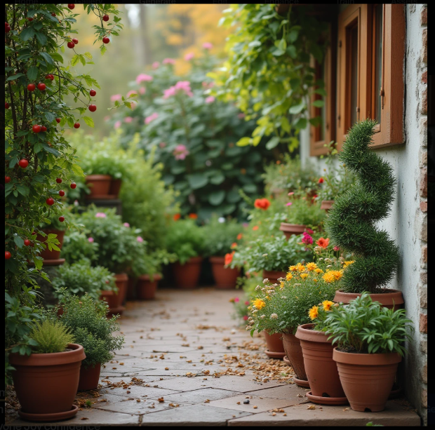 "Welcome to The Flourish Plants - A vibrant garden filled with thriving plants, showcasing sustainable gardening, healthy living, and DIY creativity.