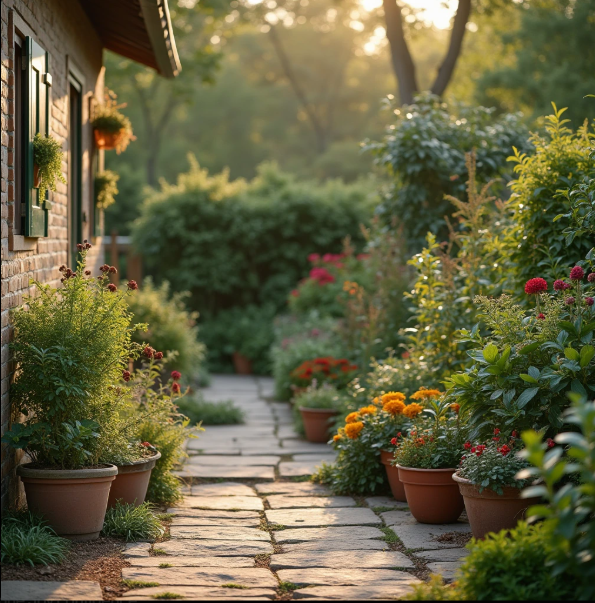 "Welcome to The Flourish Plants - A vibrant garden filled with thriving plants, showcasing sustainable gardening, healthy living, and DIY creativity.